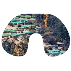 Huanglong Pools Travel Neck Pillows by trendistuff