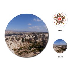 Cappadocia 3 Playing Cards (round)  by trendistuff