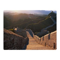 Great Wall Of China 2 Double Sided Flano Blanket (mini)  by trendistuff