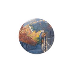 Great Wall Of China 1 Golf Ball Marker (4 Pack) by trendistuff