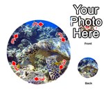 SEA TURTLE Playing Cards 54 (Round)  Front - Diamond3