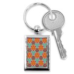 Stars and honeycombs pattern			Key Chain (Rectangle) Front