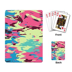 Chaos Texture 			playing Cards Single Design by LalyLauraFLM