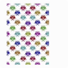 Fantasy Angry Birds Drawings Pattern Small Garden Flag (two Sides) by dflcprints
