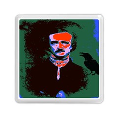 Edgar Allan Poe Pop Art  Memory Card Reader (square)  by icarusismartdesigns