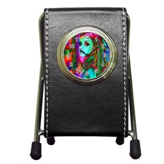 Alice In Wonderland Pen Holder Desk Clocks by icarusismartdesigns