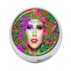 Flowers In Your Hair 4-port Usb Hub (one Side) by icarusismartdesigns