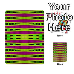 Bright Green Pink Geometric Multi-purpose Cards (rectangle)  by BrightVibesDesign