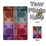 Vintage Flower Squares Multi-purpose Cards (Rectangle)  Front 1