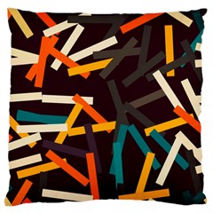 Sticks          	large Flano Cushion Case (two Sides) by LalyLauraFLM