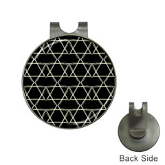 Star Of David   Hat Clips With Golf Markers by SugaPlumsEmporium