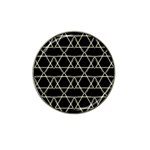 Star Of David   Hat Clip Ball Marker (4 pack) Front