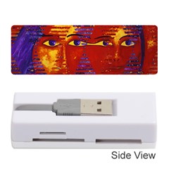 Conundrum Iii, Abstract Purple & Orange Goddess Memory Card Reader (stick)  by DianeClancy