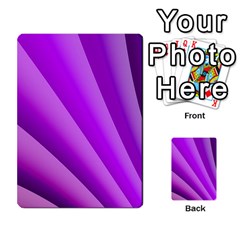 Gentle Folds Of Purple Multi-purpose Cards (rectangle)  by FunWithFibro