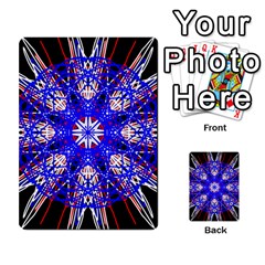 Kaleidoscope Flower Mandala Art Black White Red Blue Multi-purpose Cards (rectangle)  by yoursparklingshop