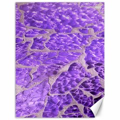 Festive Chic Purple Stone Glitter  Canvas 12  X 16   by yoursparklingshop