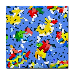 Rectangles Mix                          			tile Coaster by LalyLauraFLM