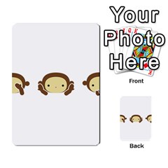 Three Wise Monkeys Multi-purpose Cards (rectangle)  by Shopimaginarystory