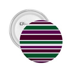 Purple Green Stripes 2 25  Buttons by BrightVibesDesign