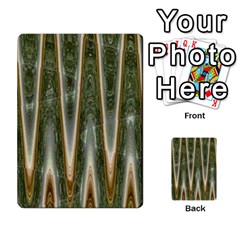 Green Brown Zigzag Multi-purpose Cards (rectangle)  by BrightVibesDesign