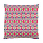 Pretty Pink Shapes Pattern Standard Cushion Case (One Side) Front