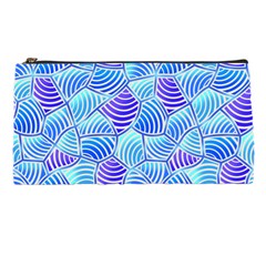 Blue And Purple Glowing Pencil Cases by FunkyPatterns