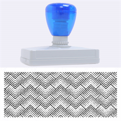 Blue And Yellow Rubber Address Stamps (xl) by FunkyPatterns