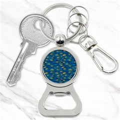 Blue Waves Bottle Opener Key Chains by FunkyPatterns