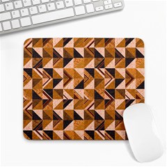 Brown Tiles Large Mousepads by FunkyPatterns