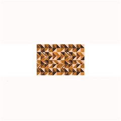 Brown Tiles Large Bar Mats by FunkyPatterns