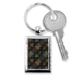 Glowing Abstract Key Chains (Rectangle)  Front