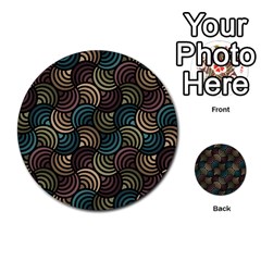 Glowing Abstract Multi-purpose Cards (round)  by FunkyPatterns