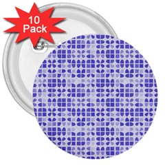 Pastel Purple 3  Buttons (10 Pack)  by FunkyPatterns