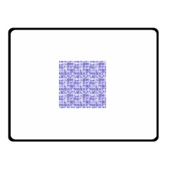 Pastel Purple Double Sided Fleece Blanket (small)  by FunkyPatterns