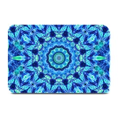 Blue Sea Jewel Mandala Plate Mat by Zandiepants