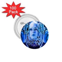 Clockwork Blue 1 75  Buttons (100 Pack)  by icarusismartdesigns