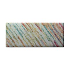 Diagonal Stripes Painting                                                               			hand Towel by LalyLauraFLM