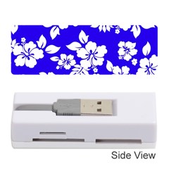Deep Blue Hawaiian Memory Card Reader (stick)  by AlohaStore
