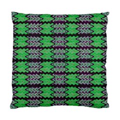 Pattern Tile Green Purple Standard Cushion Case (one Side) by BrightVibesDesign