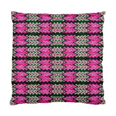 Pattern Tile Pink Green White Standard Cushion Case (one Side) by BrightVibesDesign