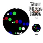 Colorful Dots Multi-purpose Cards (Round)  Back 6