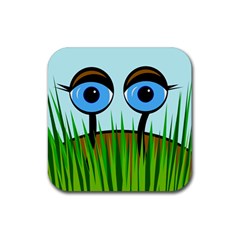 Snail Rubber Coaster (square)  by Valentinaart