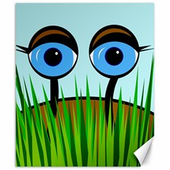 Snail Canvas 20  X 24   by Valentinaart