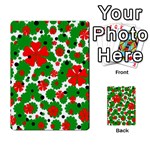Red and green Christmas design  Multi-purpose Cards (Rectangle)  Back 7