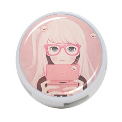 Gamegirl Girl 4-port Usb Hub (two Sides)  by kaoruhasegawa