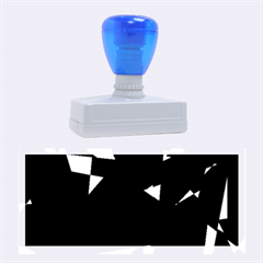 Blue Broken Glass Rubber Stamps (large) by Valentinaart