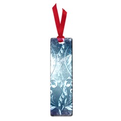 Music, Decorative Clef With Floral Elements In Blue Colors Small Book Marks by FantasyWorld7