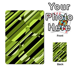 Green Pattern Multi-purpose Cards (rectangle)  by Valentinaart