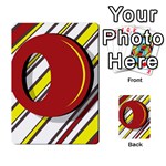 Red and yellow design Multi-purpose Cards (Rectangle)  Back 20