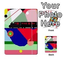 Abstract Train Multi-purpose Cards (rectangle)  by Valentinaart